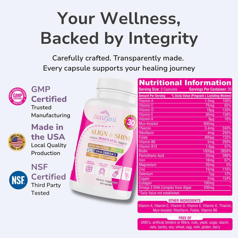 Postnatal Recovery Support - 60 Capsules